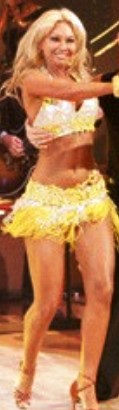 Silver Sequin with Yellow Appliqué and Fringe 2 Piece - Dress by Randall Designs