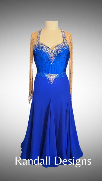 Royal Blue and Blueberry Nude Dual Dress Smooth and Rhythm