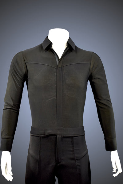Men’s Latin, Rhythm, Smooth Dance Shirt with Front and Back Yoke - GS03 - Shirt by Randall Ready