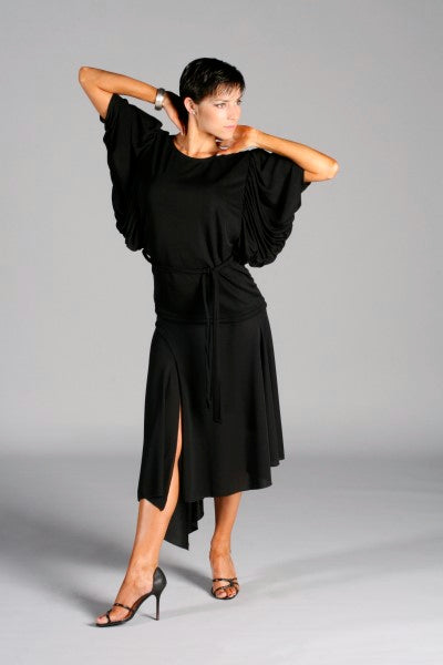 Ladies Curved Seam Latin/Rhythm Skirt - RS-1 - Skirt by Randall Designs
