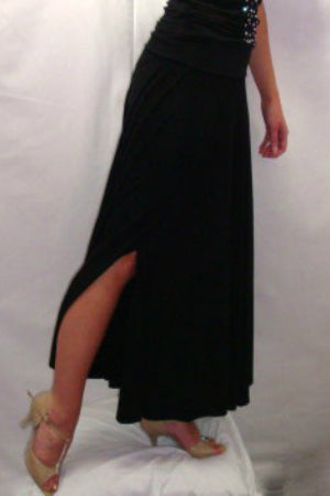 Ladies Smooth Skirt with Slit - RS-205 - Skirt by Randall Designs