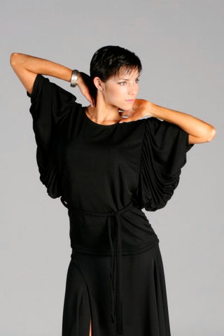 Ladies Drape Sleeve Dance Top with Belt - Shirt by Randall Designs