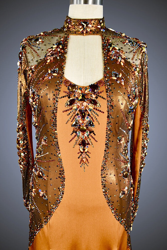 Copper and Bronze Gown – Randall Designs