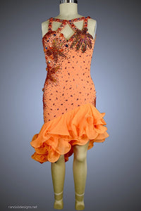 Mango with Ruffle Skirt - Dress by Randall Designs