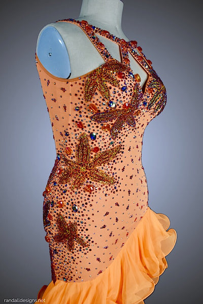 Mango with Ruffle Skirt - Dress by Randall Designs